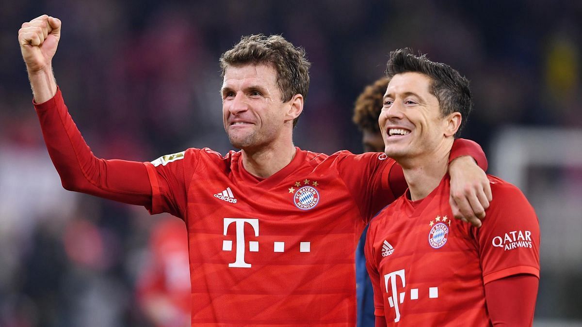 Thomas Muller and Robert Lewandowski have been major contributors to Bayern's goals tally this century.
